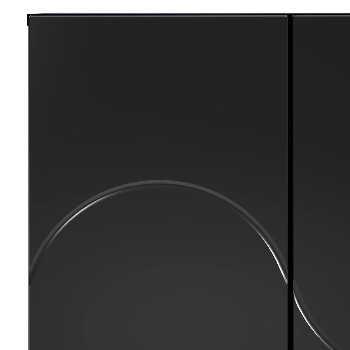 Sideboard Black 67 x 34.5 x 75 cm Engineered Wood