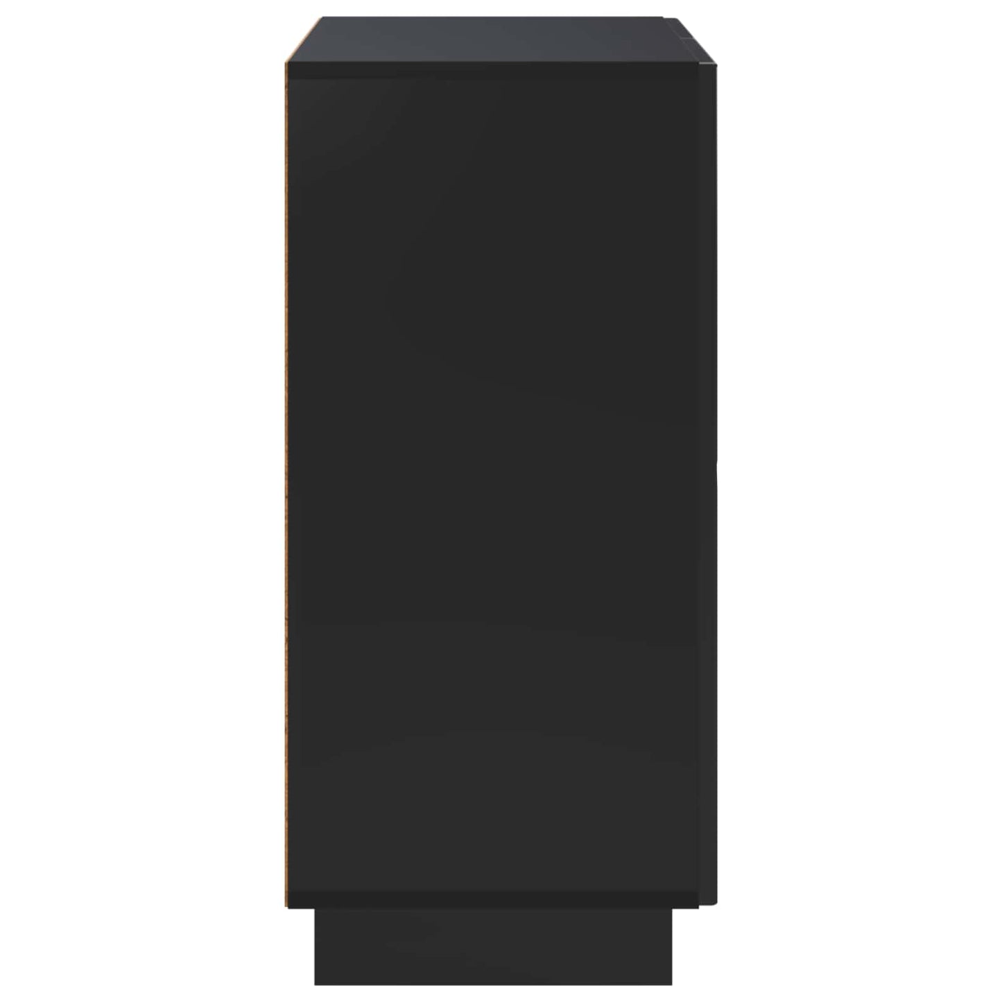 Sideboard Black 67 x 34.5 x 75 cm Engineered Wood