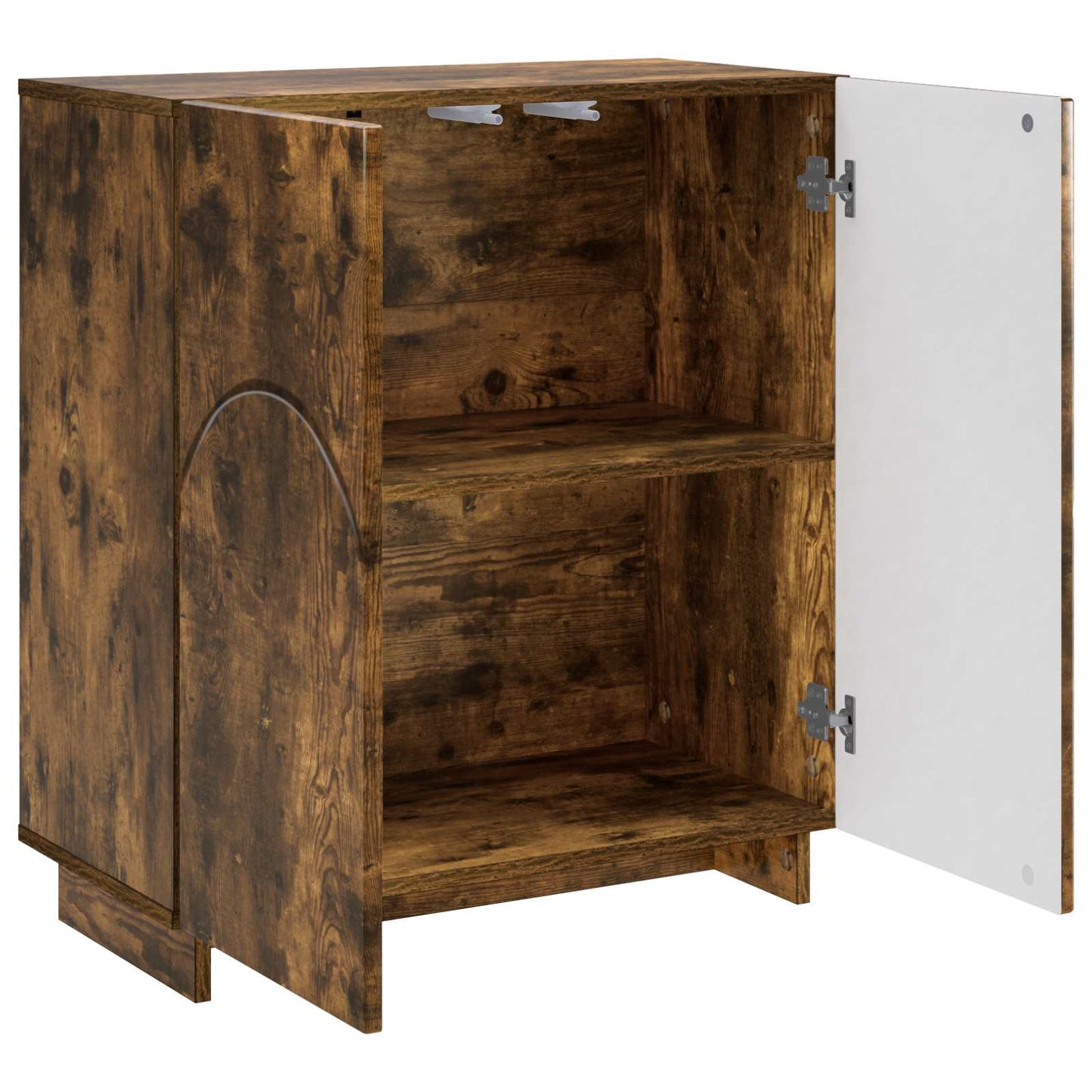 Sideboard Smoked Oak 67 x 34.5 x 75 cm Engineered Wood