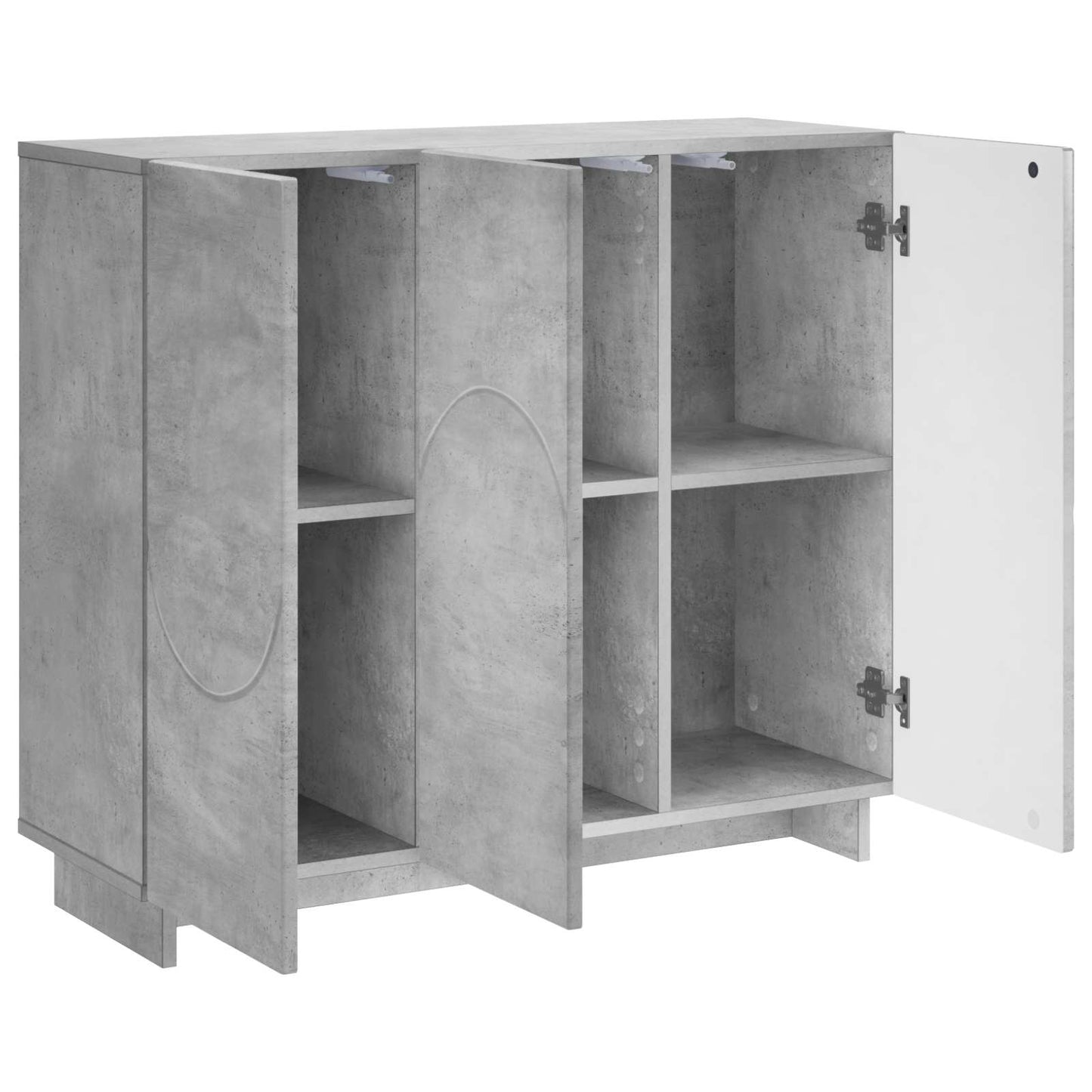 Sideboard Concrete Grey 85.5 x 31 x 75 cm Engineered Wood