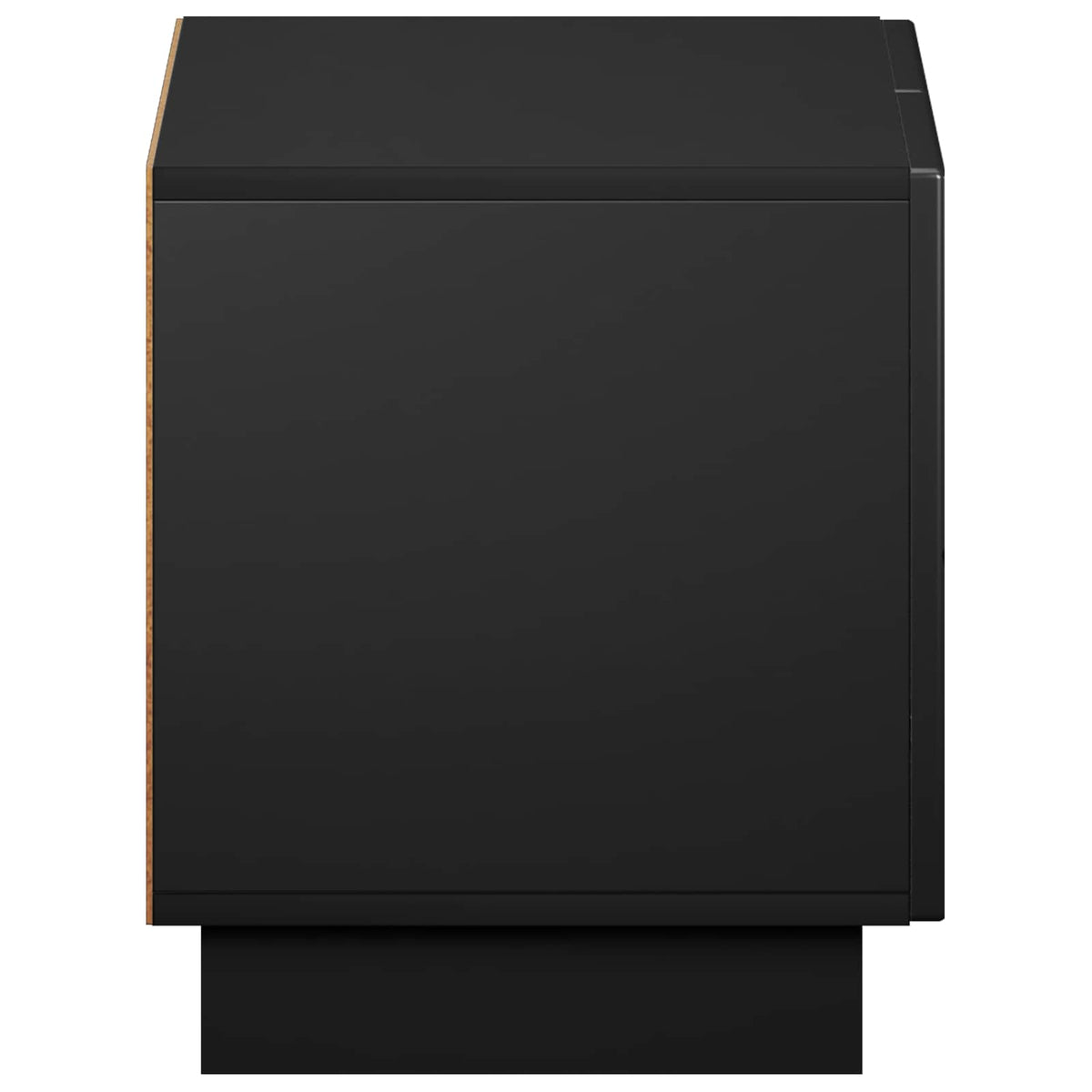 TV Stand 60 x 34.5 x 40 cm Black Engineered Wood