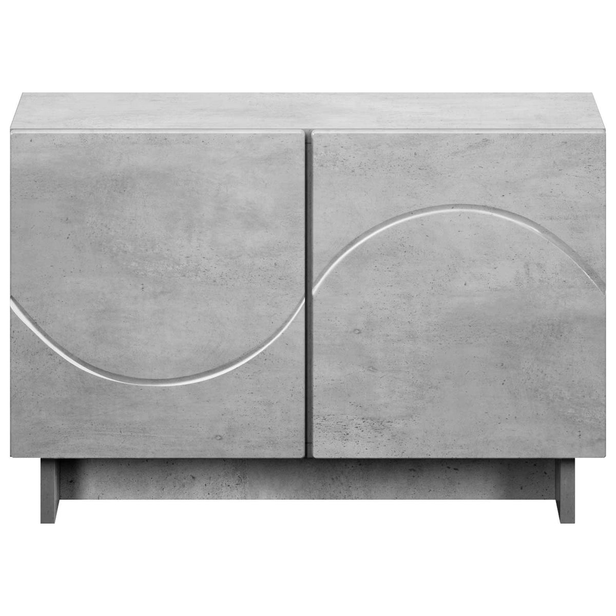 TV Stand 60 x 34.5 x 40 cm Concrete Grey Engineered Wood