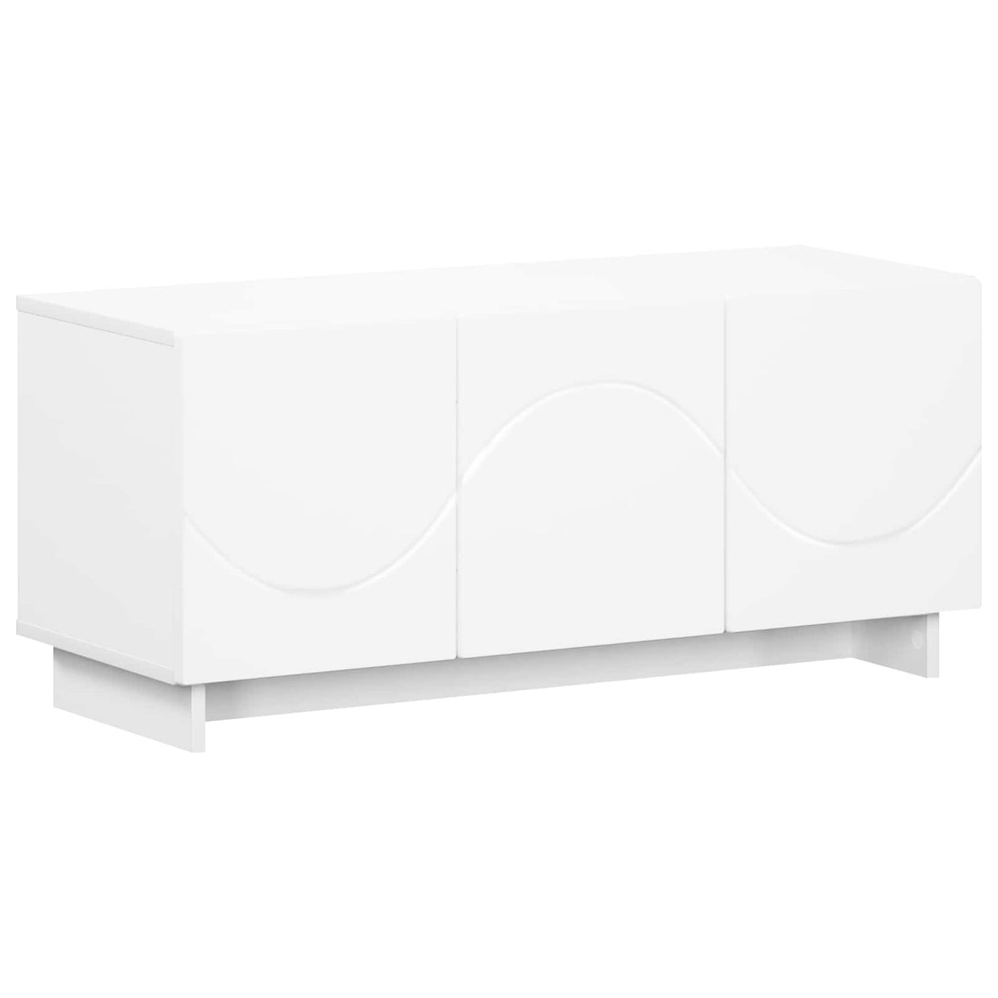 TV Stand 90 x 34.5 x 40 cm White Engineered Wood