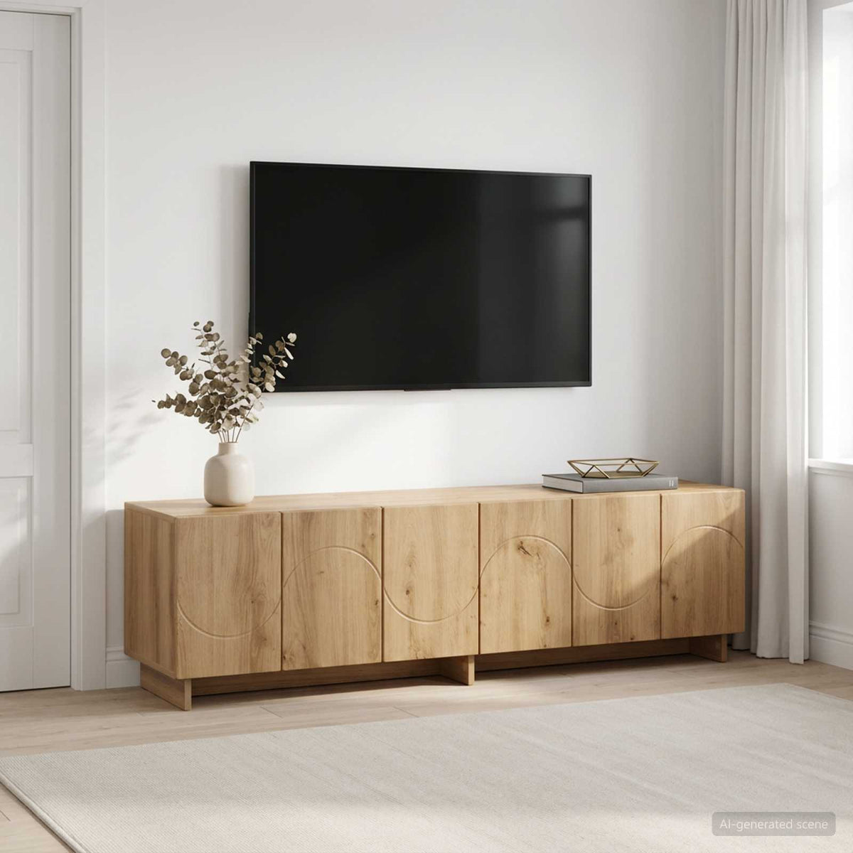 TV Stand 140 x 34.5 x 40 cm Artisan Oak Engineered Wood