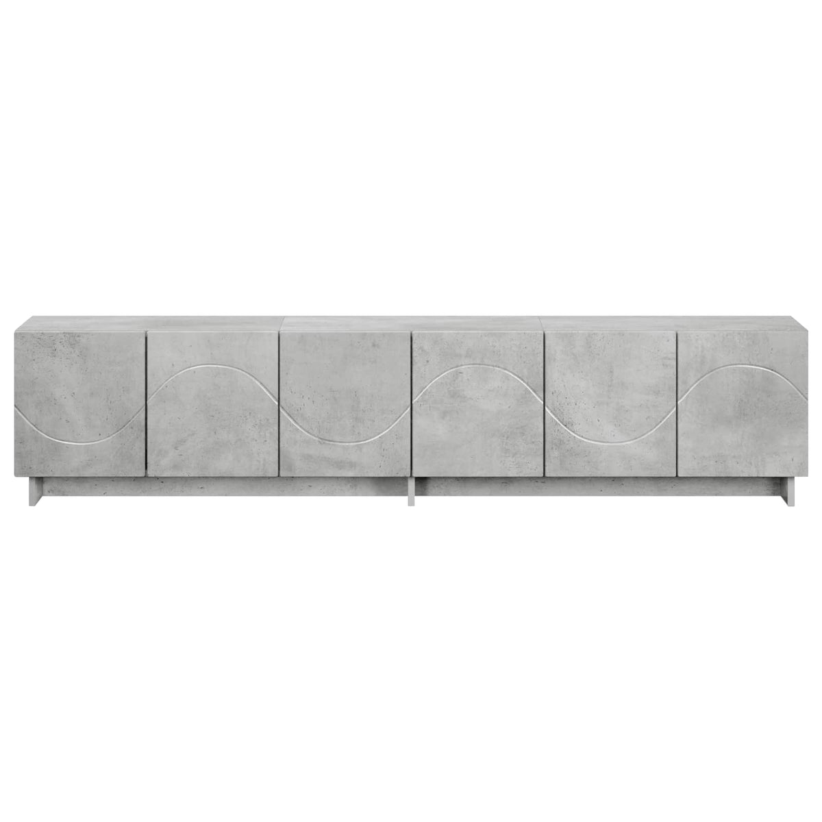 TV Stand 180 x 34.5 x 40 cm Concrete Grey Engineered Wood