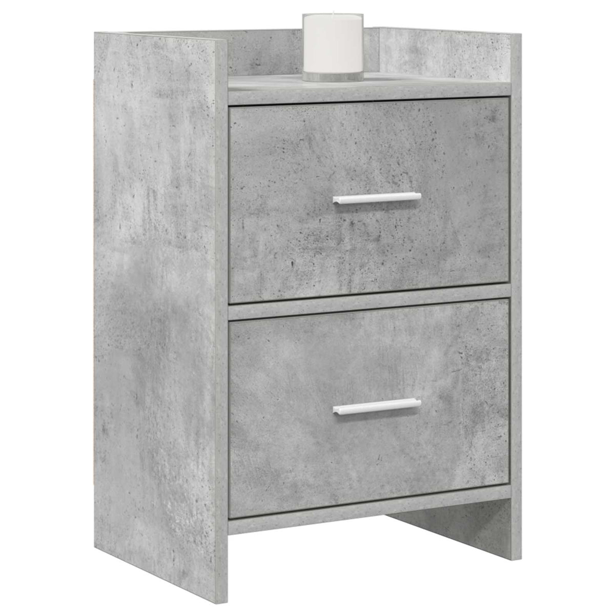 Bedside Tables Concrete Grey 40 x 30 x 60 cm Engineered Wood
