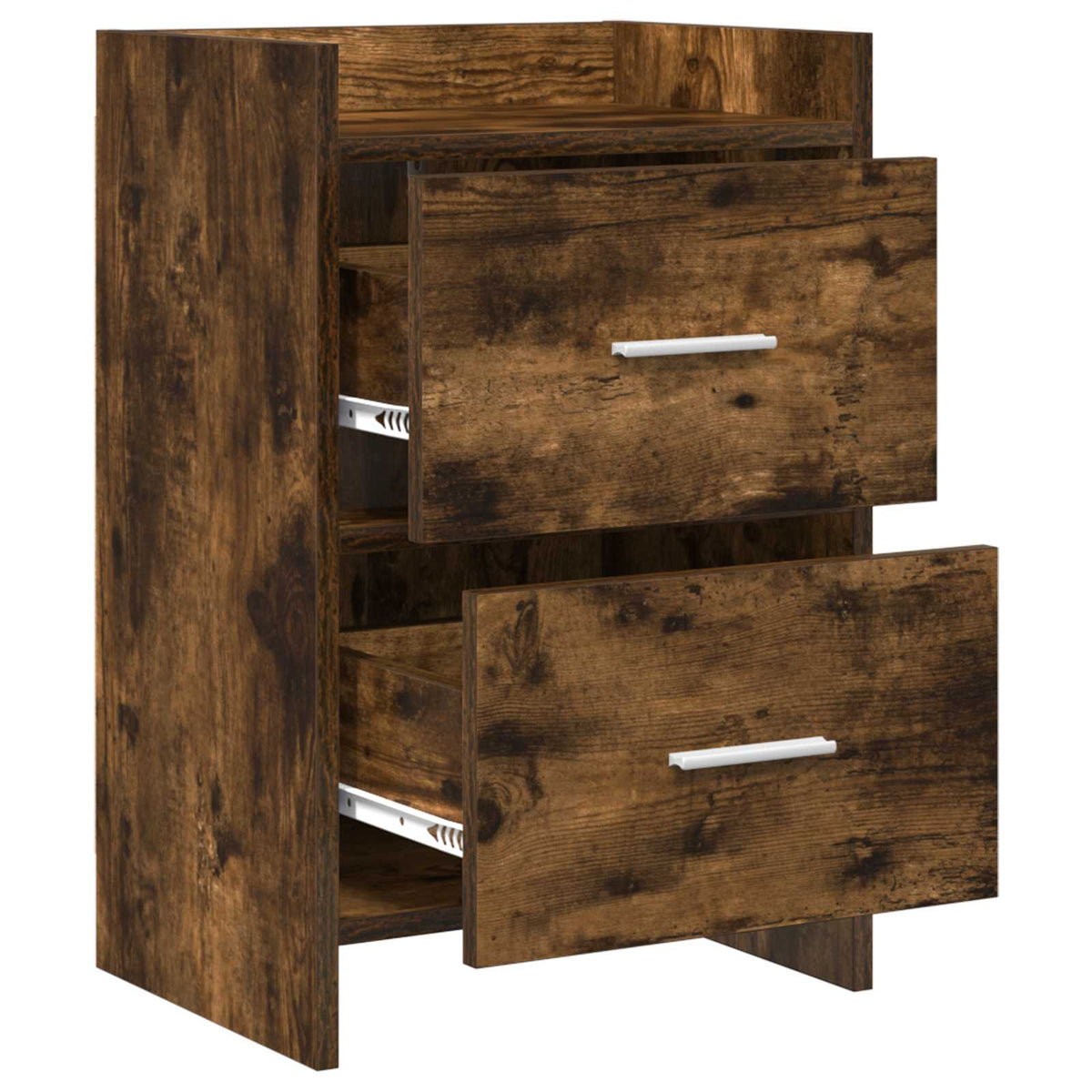Bedside Tables Smoked Oak 40 x 30 x 60 cm Engineered Wood