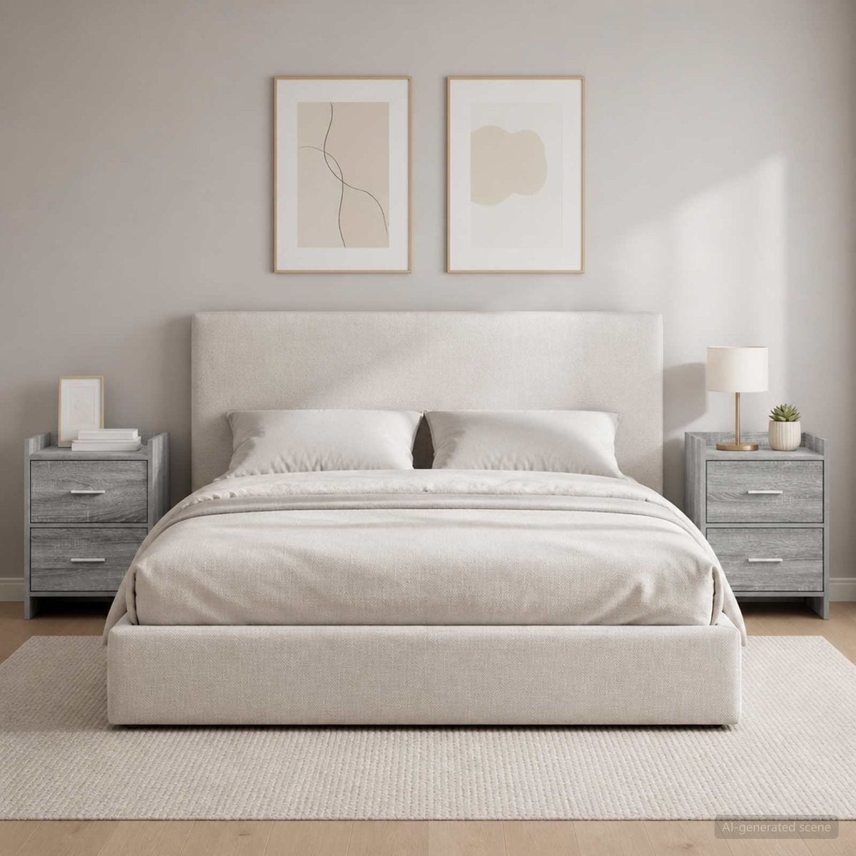 Bedside Tables 2 pcs Grey Sonoma 40 x 30 x 60 cm