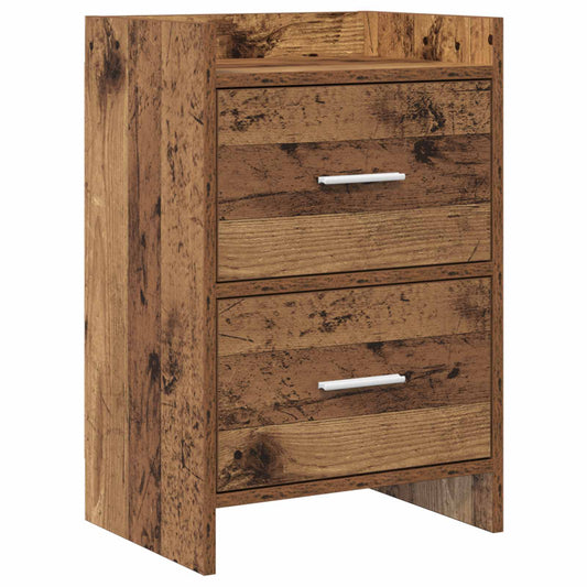 Bedside Tables Old Wood 40 x 30 x 60 cm Engineered Wood