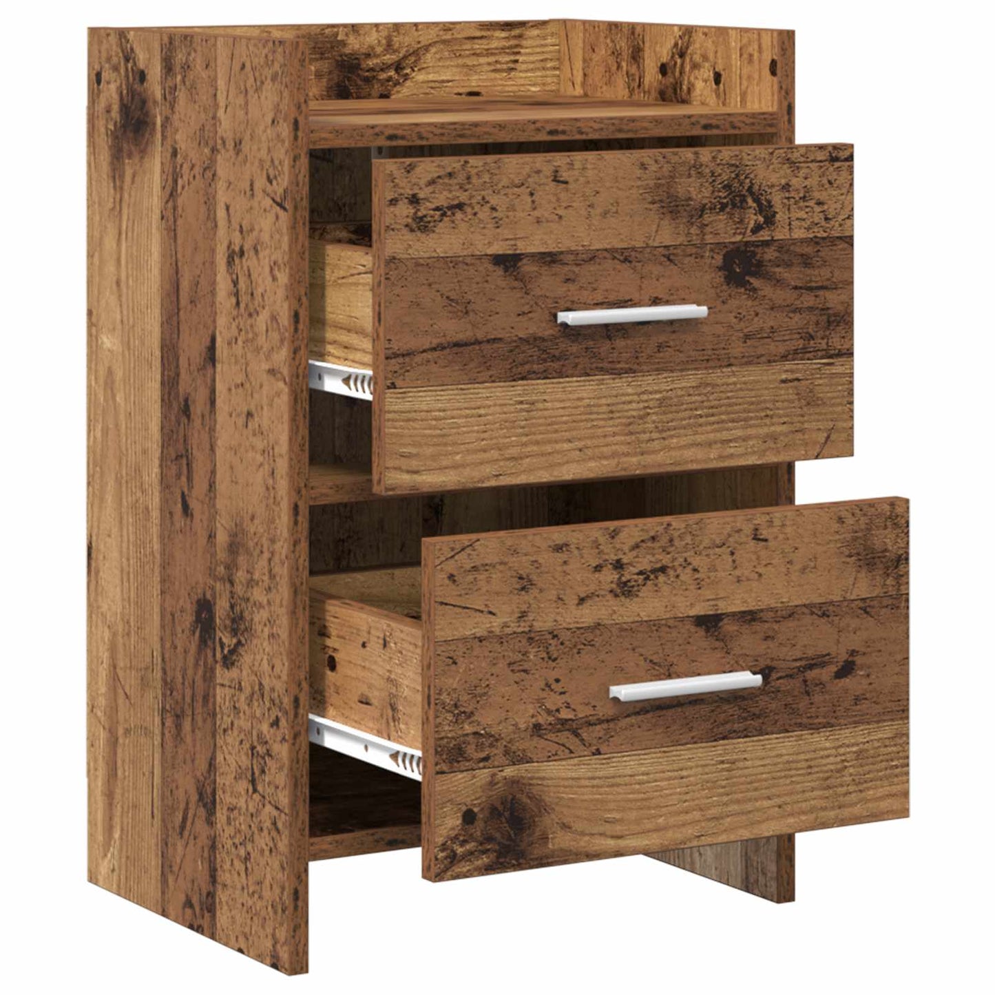 Bedside Tables Old Wood 40 x 30 x 60 cm Engineered Wood