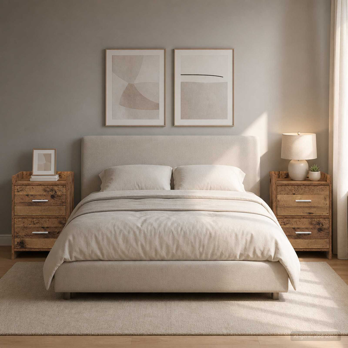 Bedside Tables 2 pcs Old Wood 40 x 30 x 60 cm Engineered Wood
