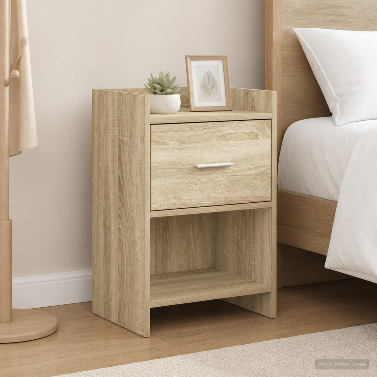 Bedside Tables Sonoma Oak 40 x 30 x 60 cm Engineered Wood