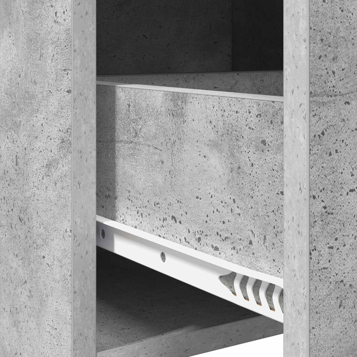 Bedside Tables Concrete Grey 40 x 30 x 60 cm Engineered Wood