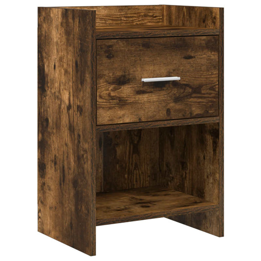 Bedside Tables Smoked Oak 40 x 30 x 60 cm Engineered Wood