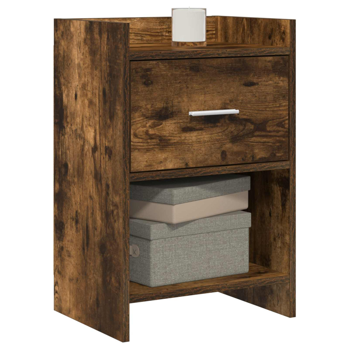 Bedside Tables Smoked Oak 40 x 30 x 60 cm Engineered Wood