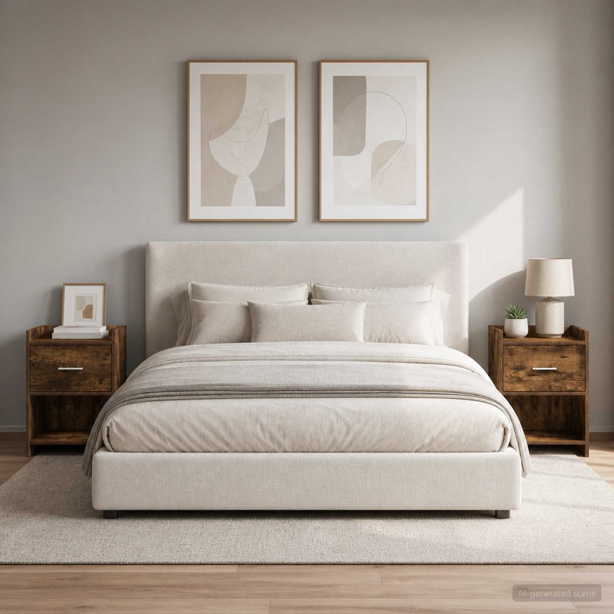 Bedside Tables 2 pcs Smoked Oak 40 x 30 x 60 cm Engineered Wood