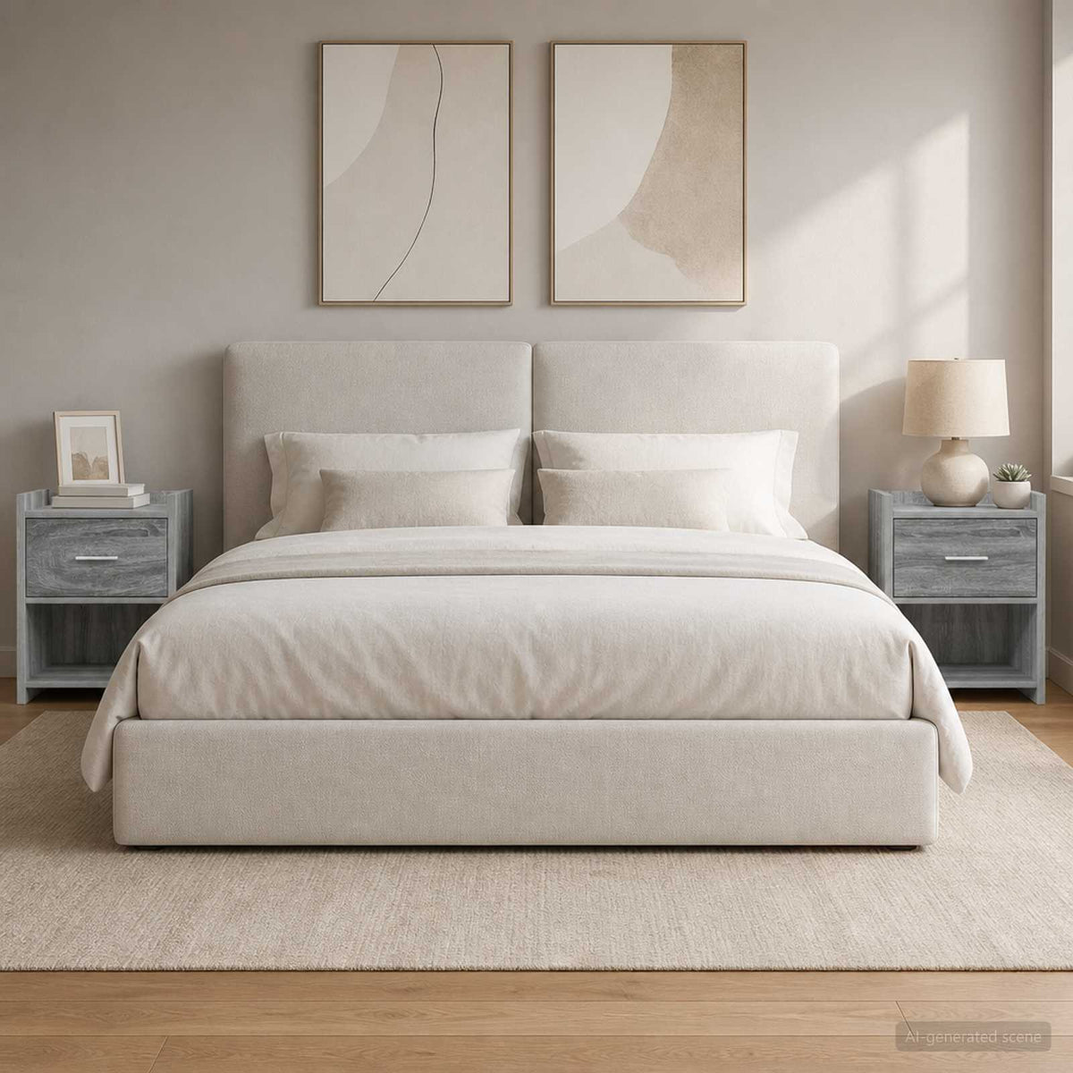 Bedside Tables 2 pcs Grey Sonoma 40 x 30 x 60 cm
