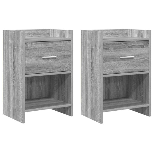 Bedside Tables 2 pcs Grey Sonoma 40 x 30 x 60 cm