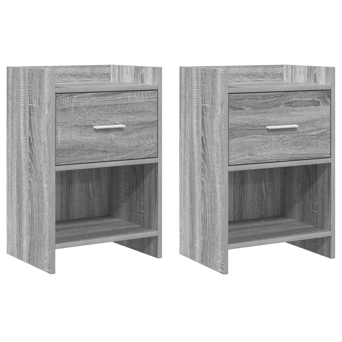 Bedside Tables 2 pcs Grey Sonoma 40 x 30 x 60 cm