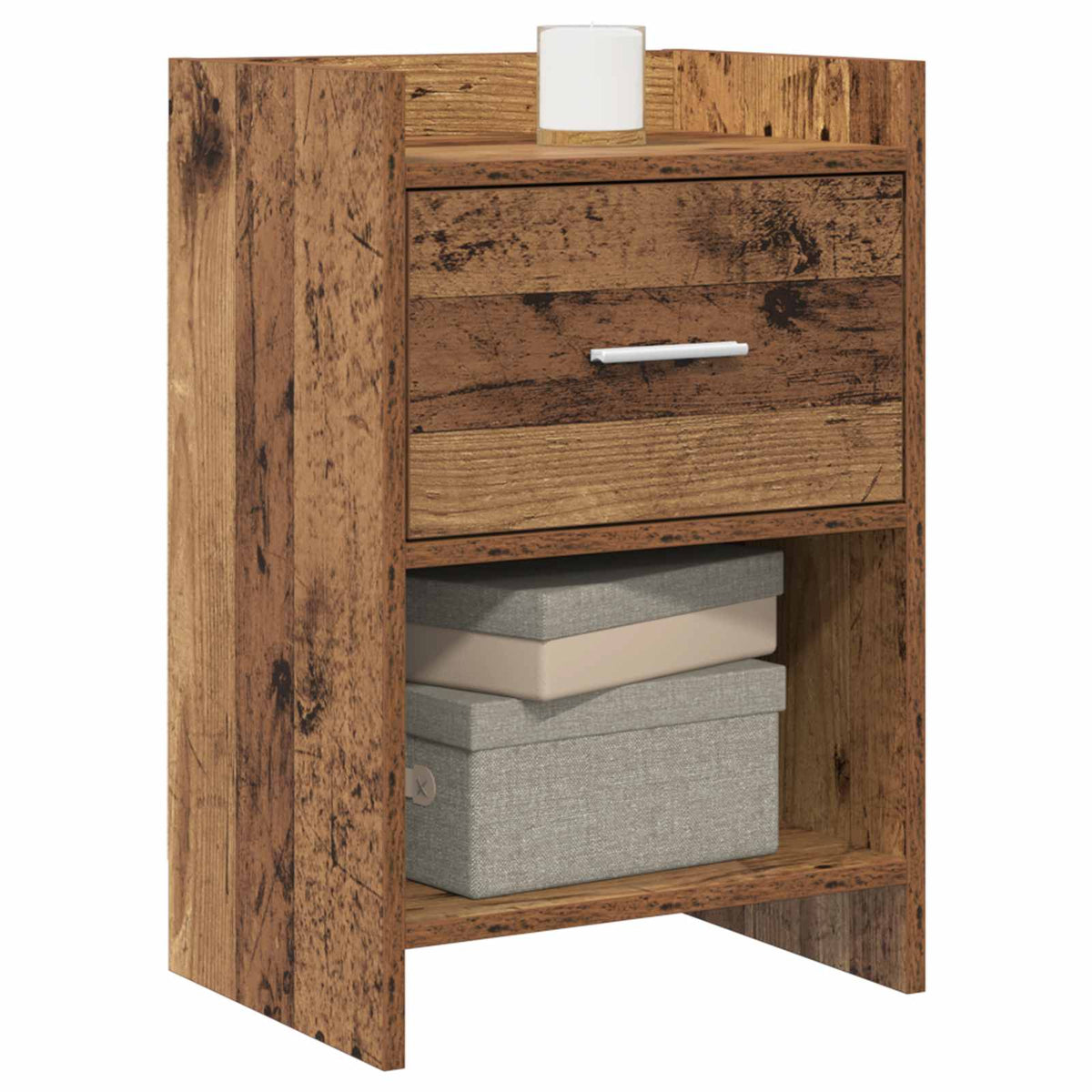 Bedside Tables Old Wood 40 x 30 x 60 cm Engineered Wood