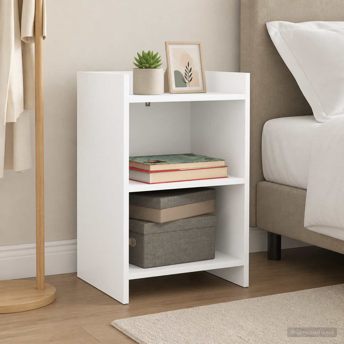 Bedside Tables White 40 x 30 x 60 cm Engineered Wood