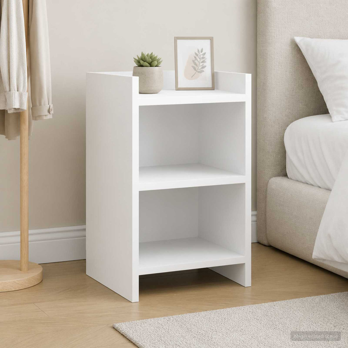 Bedside Tables White 40 x 30 x 60 cm Engineered Wood