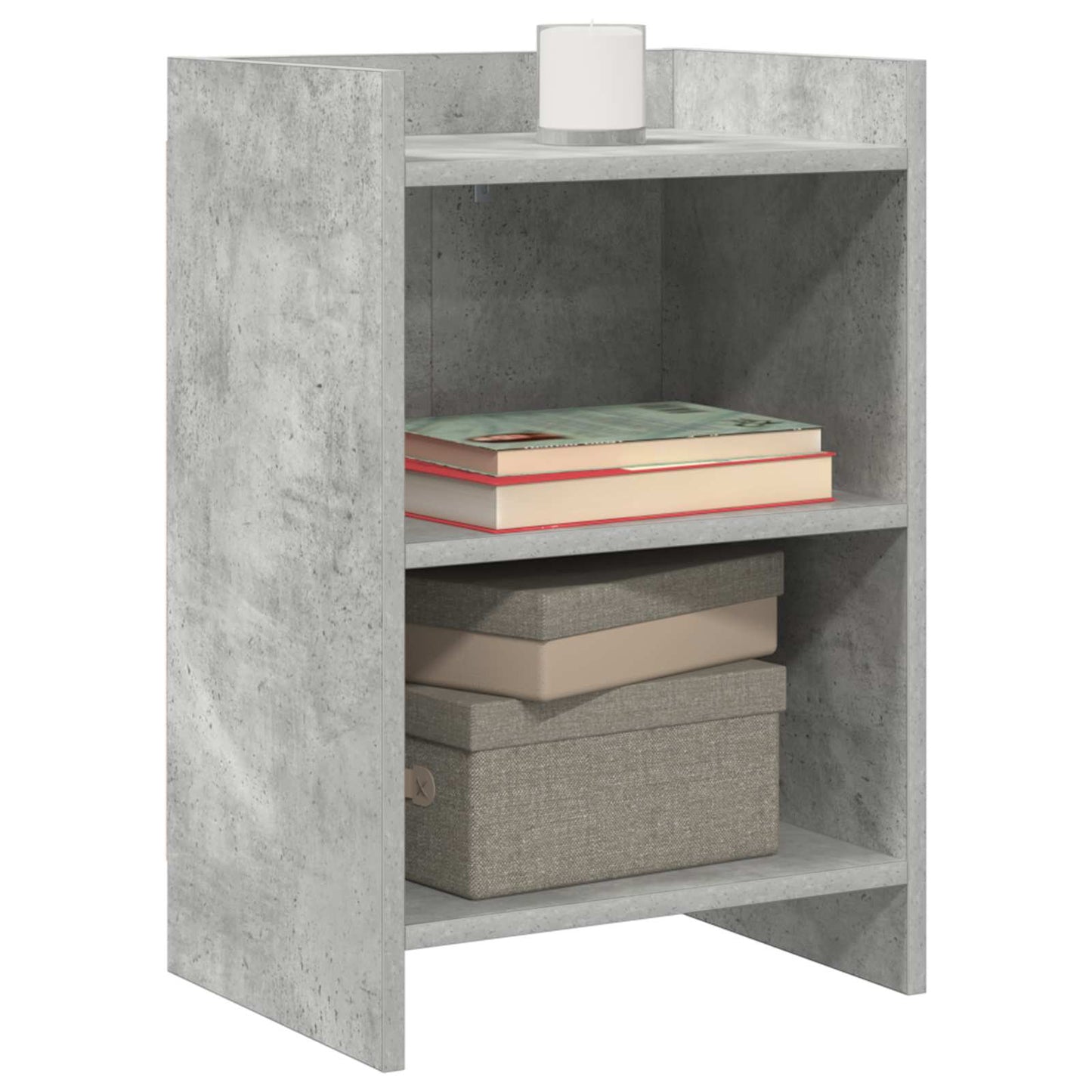 Bedside Tables Concrete Grey 40 x 30 x 60 cm Engineered Wood