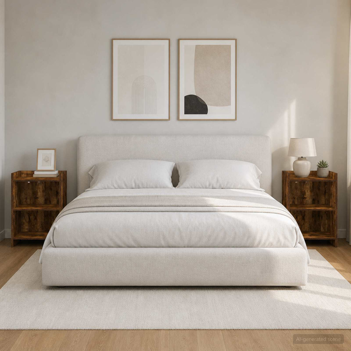 Bedside Tables 2 pcs Smoked Oak 40 x 30 x 60 cm Engineered Wood