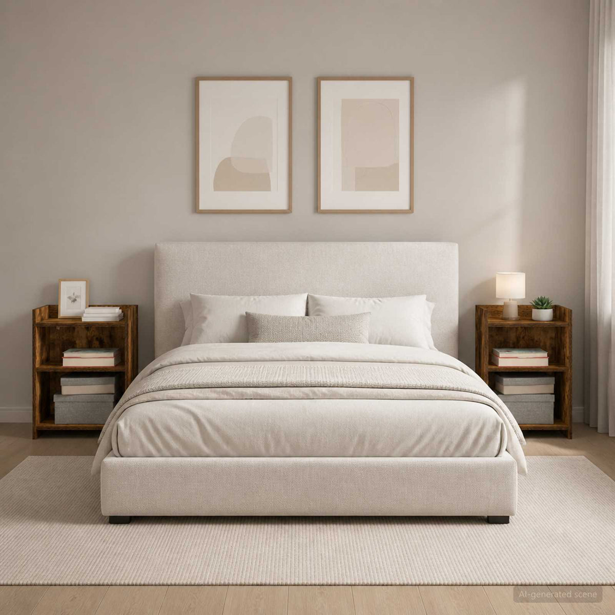 Bedside Tables 2 pcs Smoked Oak 40 x 30 x 60 cm Engineered Wood