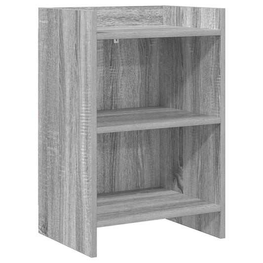 Bedside Tables Grey Sonoma 40 x 30 x 60 cm Engineered Wood