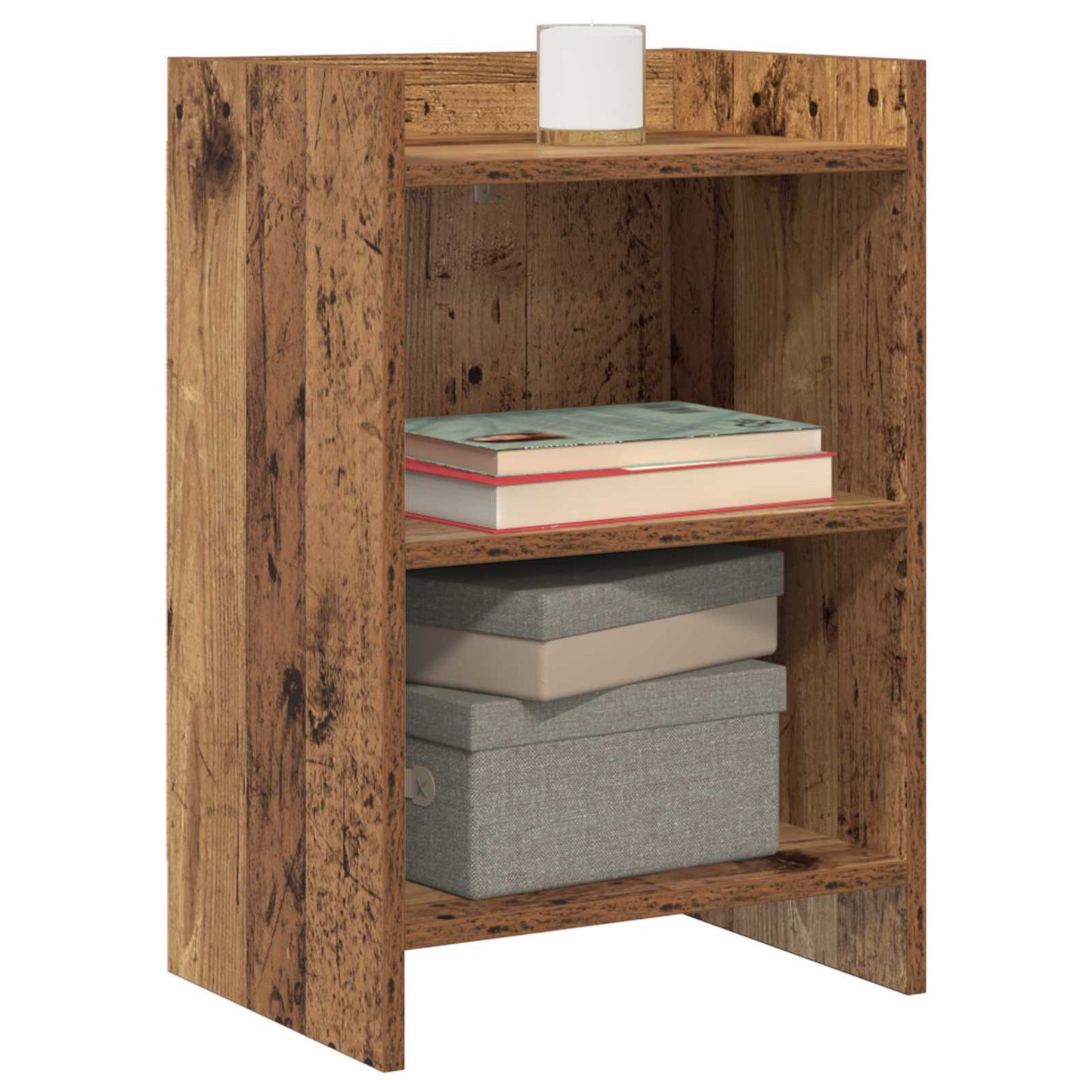 Bedside Tables Old Wood 40 x 30 x 60 cm Engineered Wood