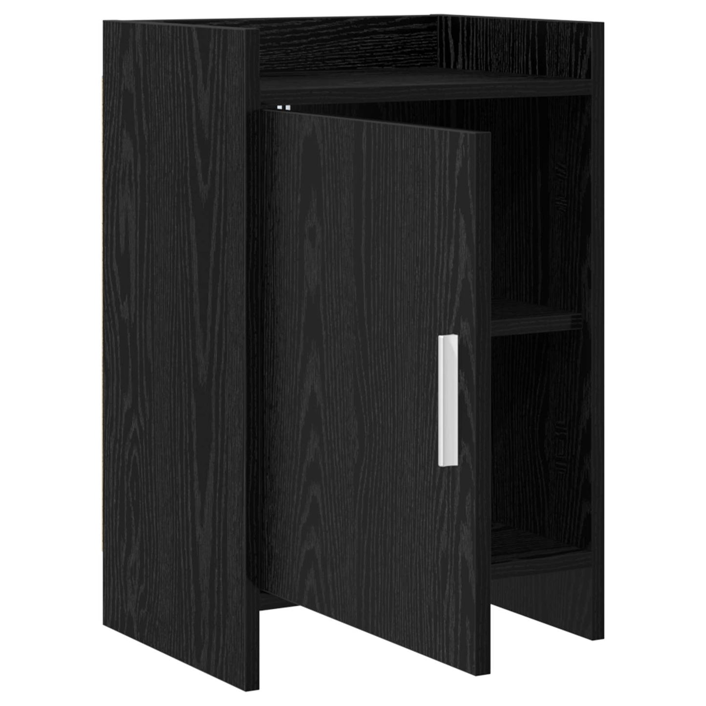 Bedside Tables 2 pcs Black Oak 40 x 30 x 60 cm Engineered Wood
