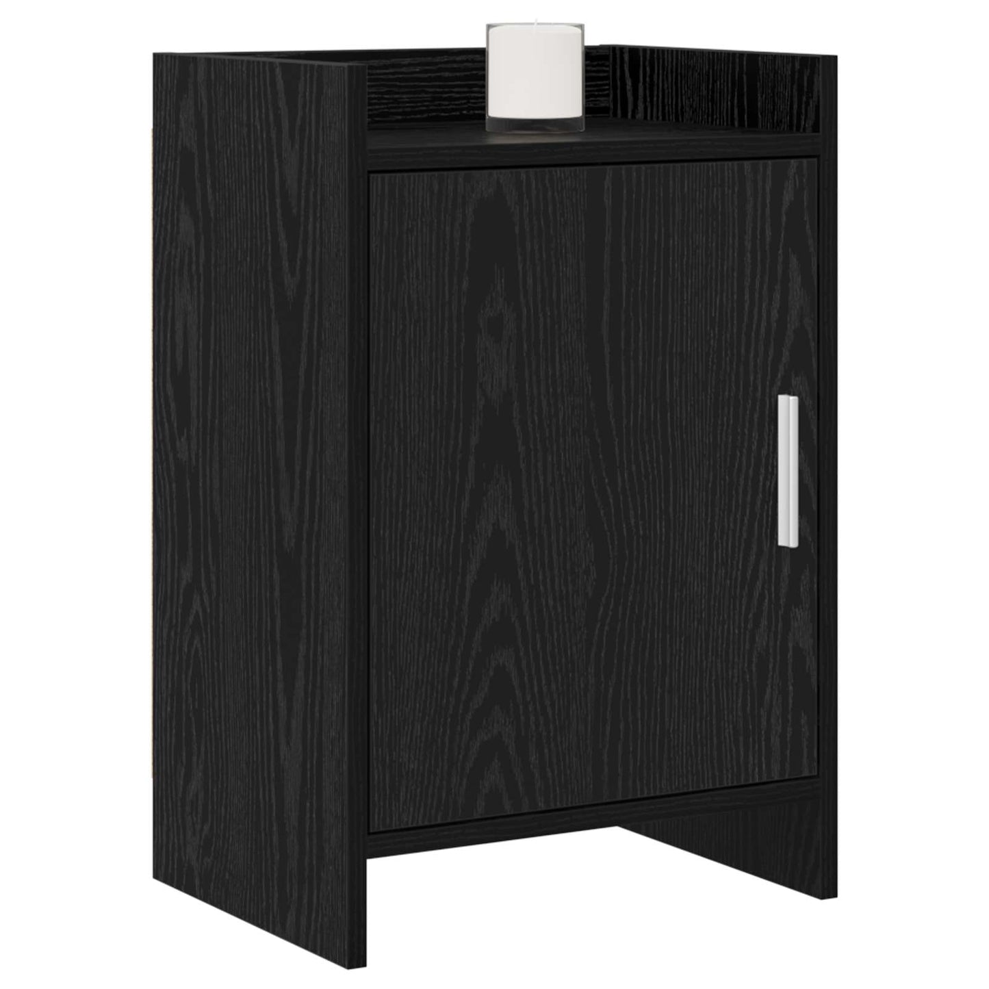 Bedside Tables 2 pcs Black Oak 40 x 30 x 60 cm Engineered Wood