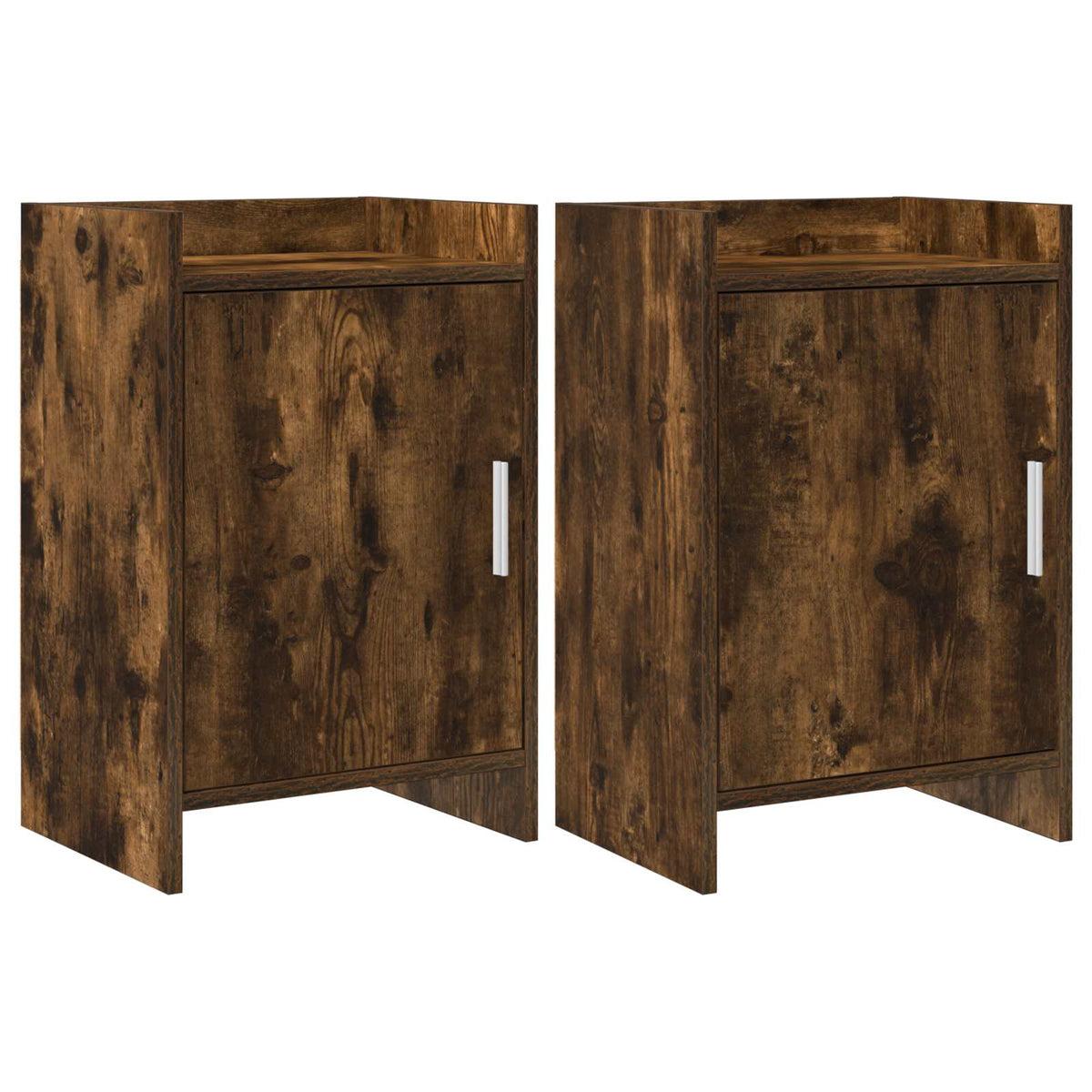Bedside Tables 2 pcs Smoked Oak 40 x 30 x 60 cm Engineered Wood