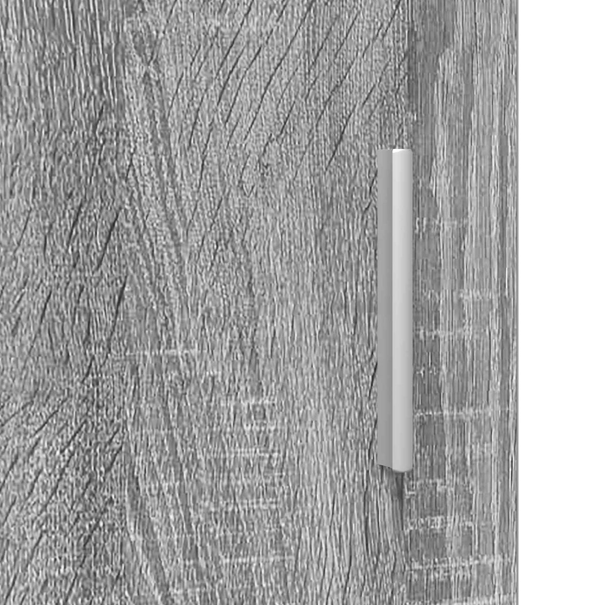 Bedside Tables Grey Sonoma 40 x 30 x 60 cm Engineered Wood
