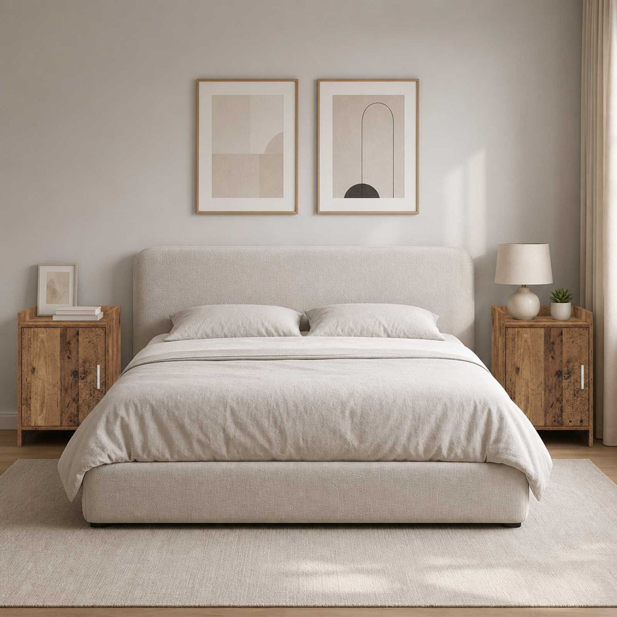Bedside Tables 2 pcs Old Wood 40 x 30 x 60 cm Engineered Wood