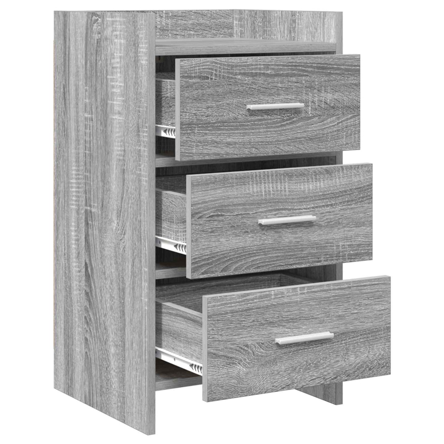 Bedside Tables Grey Sonoma 40 x 36 x 70 cm Engineered Wood