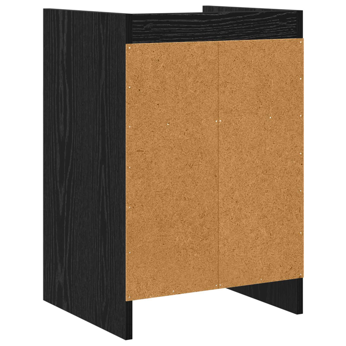 Bedside Tables 2 pcs Black Oak 40 x 36 x 60 cm Engineered Wood