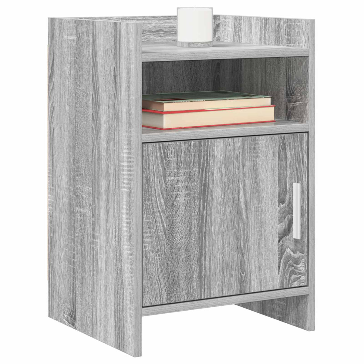Bedside Tables Grey Sonoma 40 x 36 x 60 cm Engineered Wood