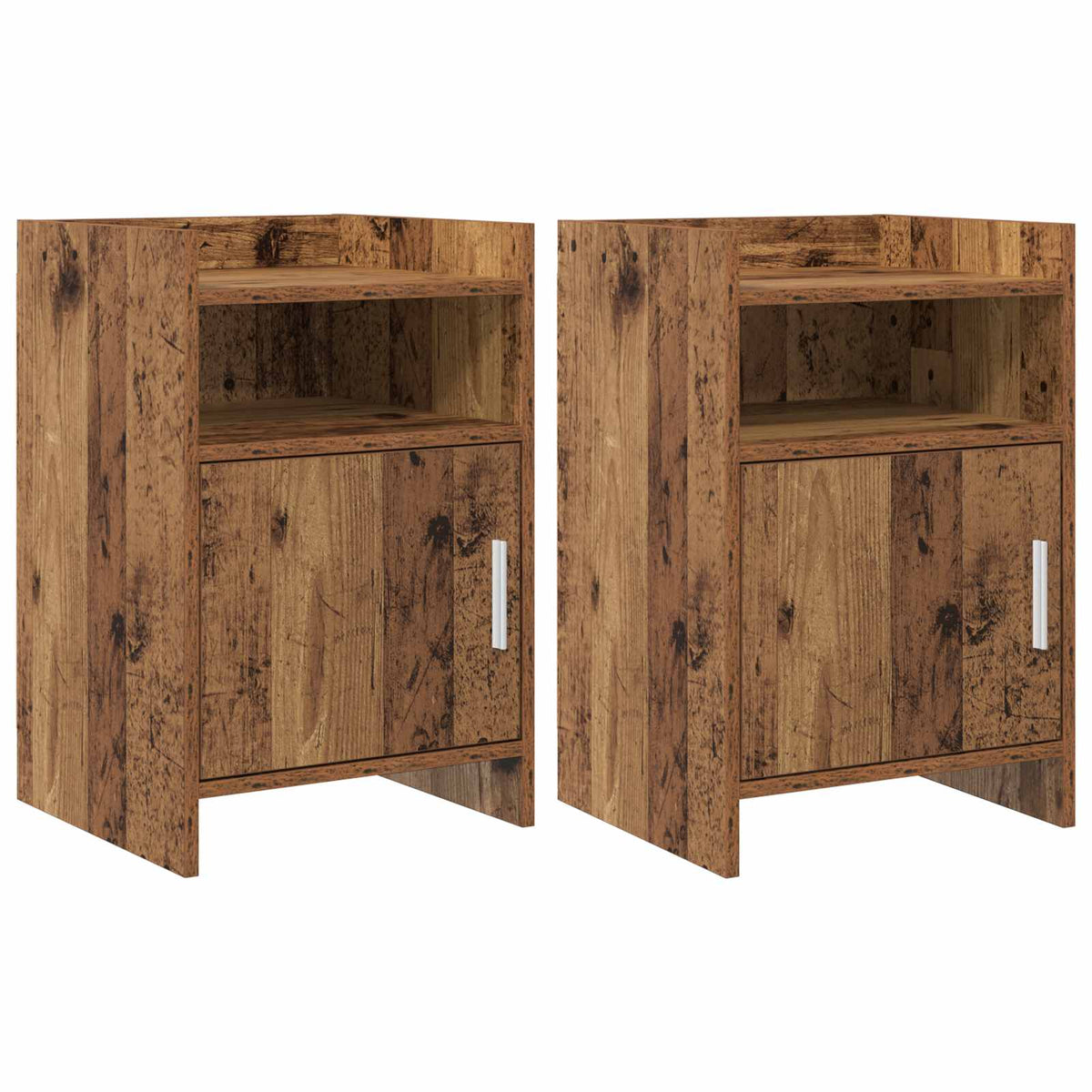 Bedside Tables 2 pcs Old Wood 40 x 36 x 60 cm Engineered Wood
