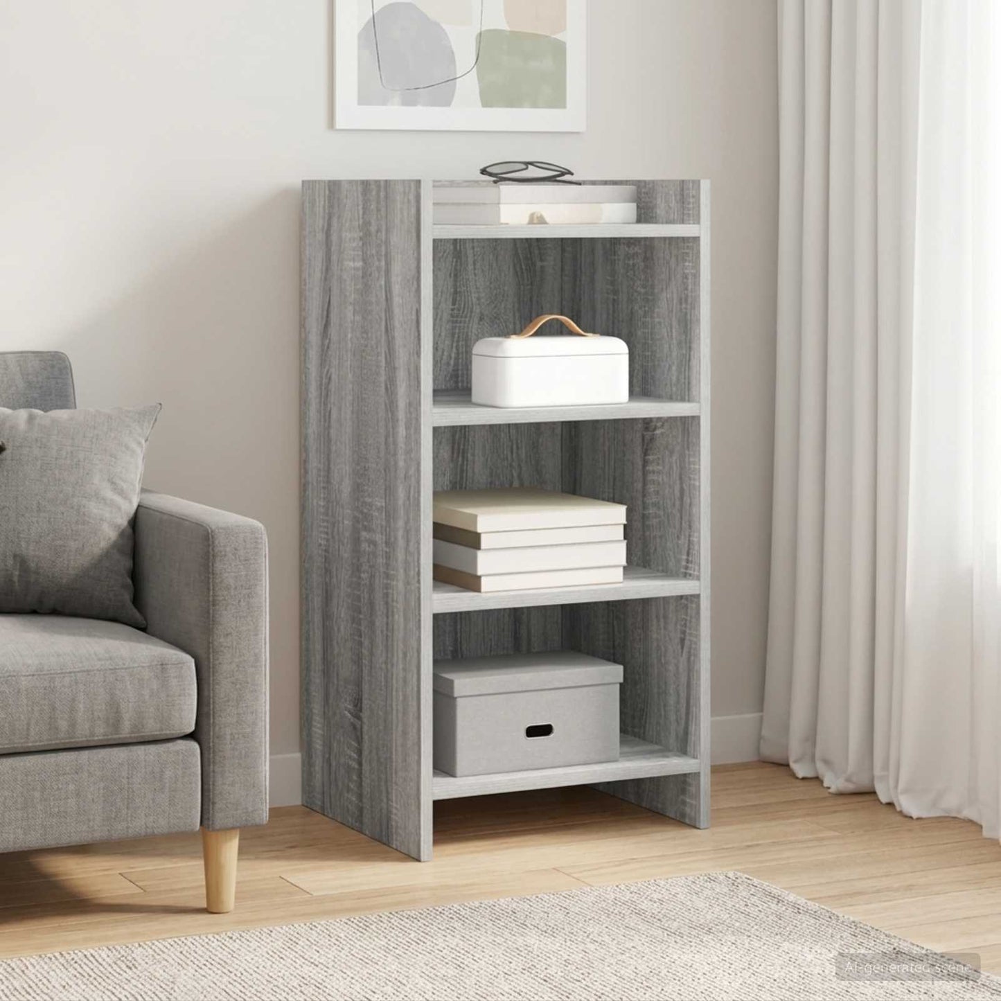 Sideboard Grey Sonoma 40 x 36 x 80 cm Engineered Wood