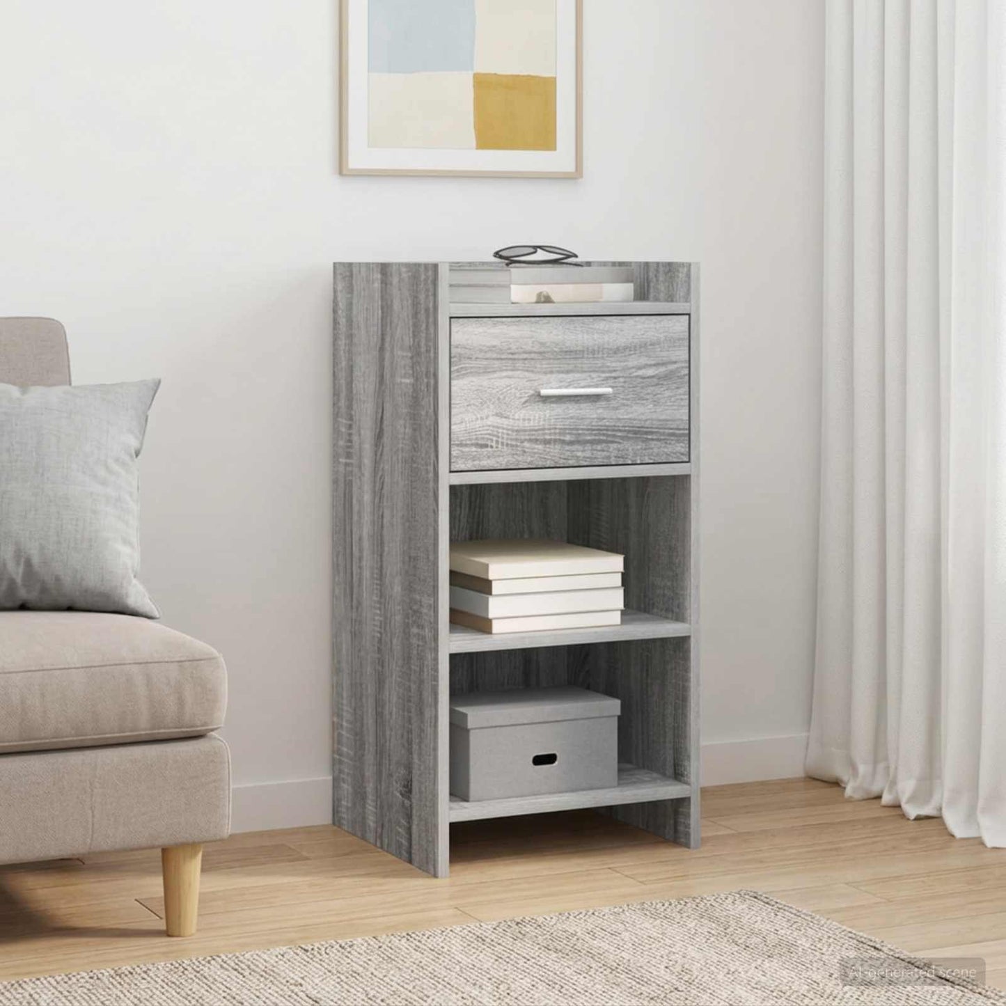 Sideboard Grey Sonoma 40 x 36 x 80 cm Engineered Wood