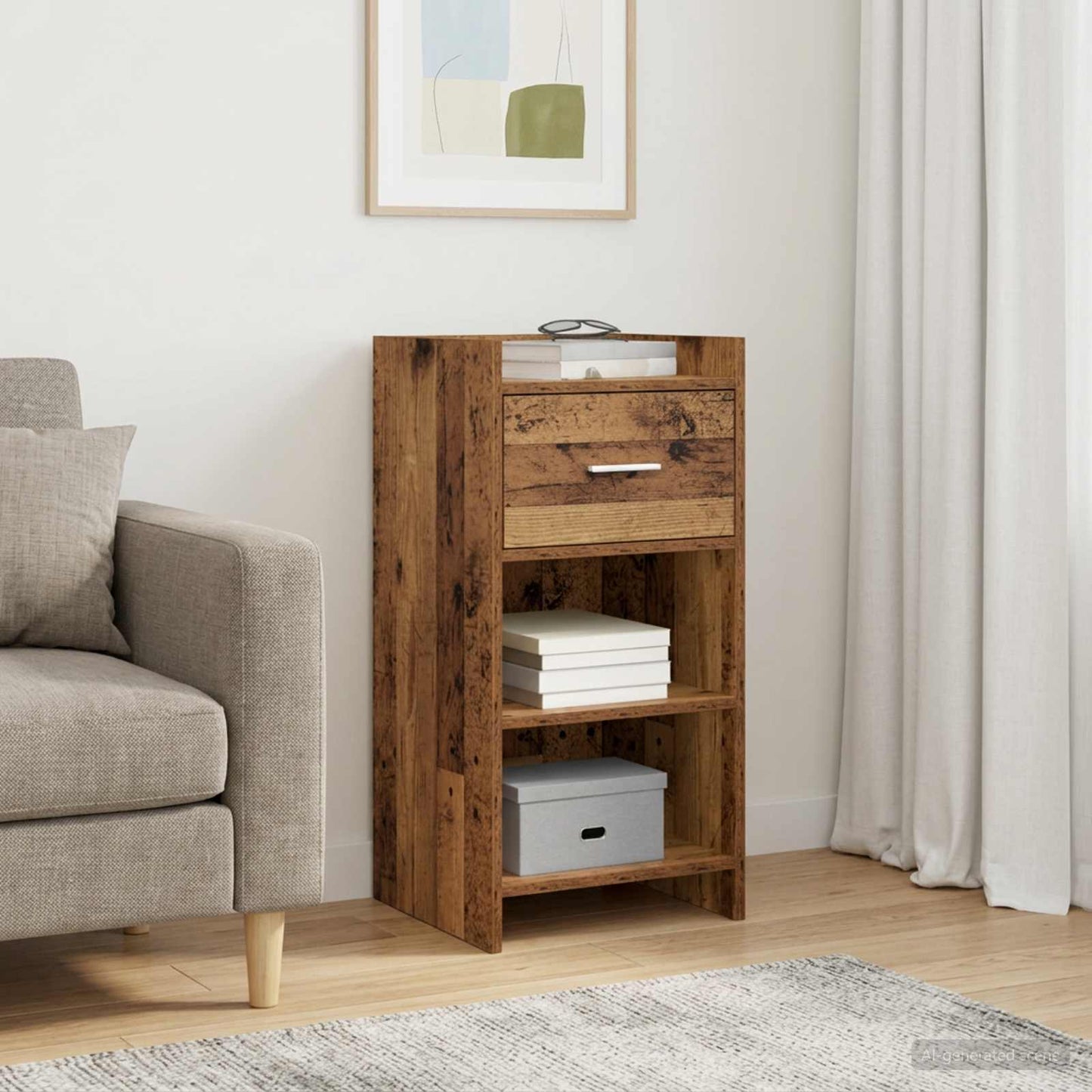 Sideboard Old Wood 40 x 36 x 80 cm Engineered Wood