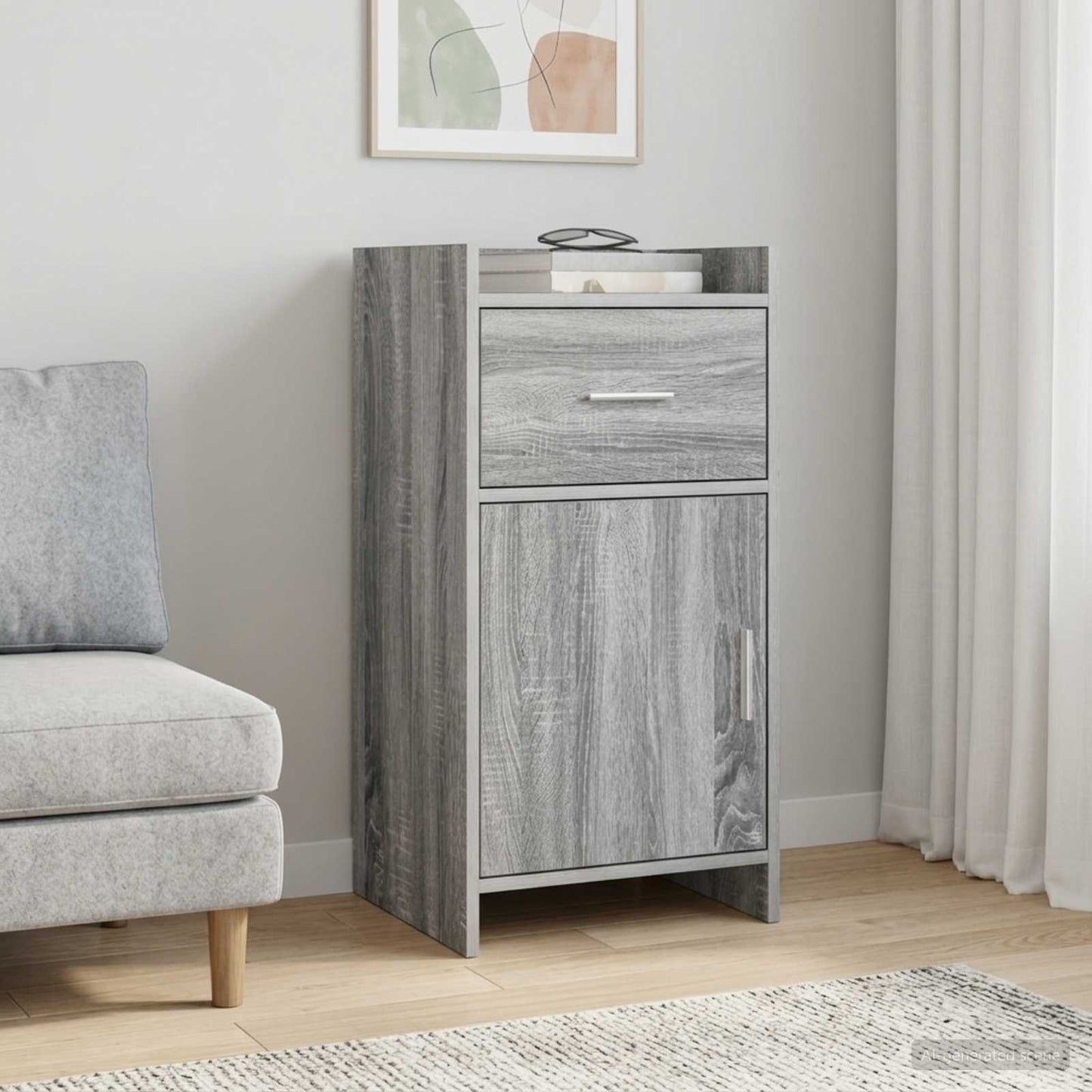Sideboard Grey Sonoma 40 x 36 x 80 cm Engineered Wood