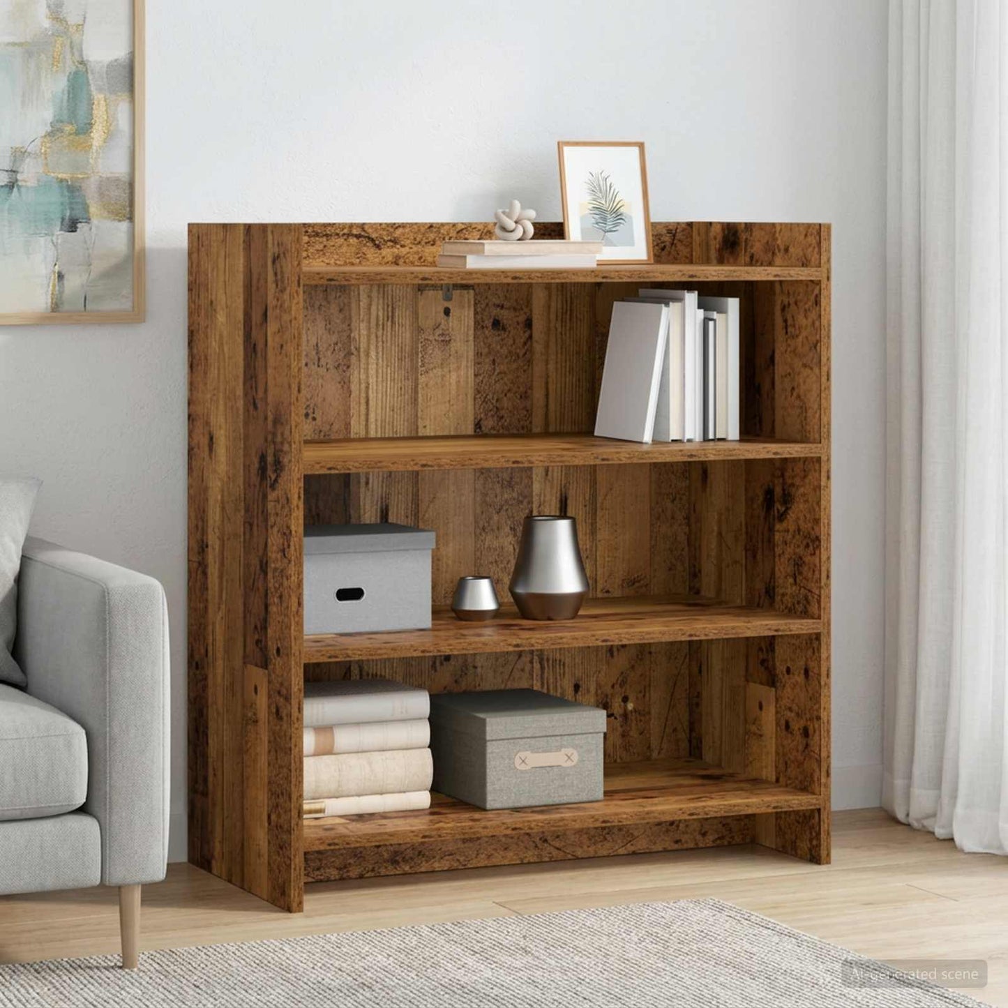 Sideboard Old Wood 75 x 36 x 80 cm Engineered Wood