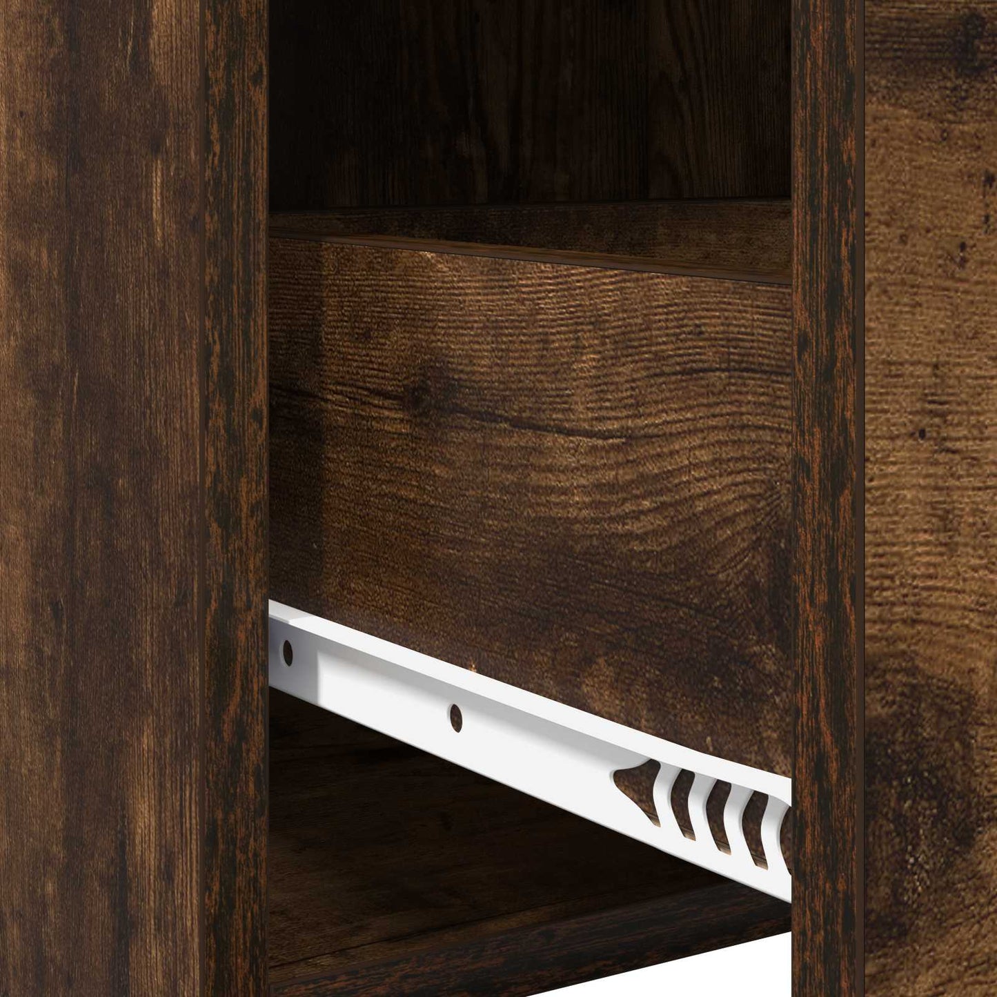 Sideboard Smoked Oak 75 x 36 x 80 cm Engineered Wood