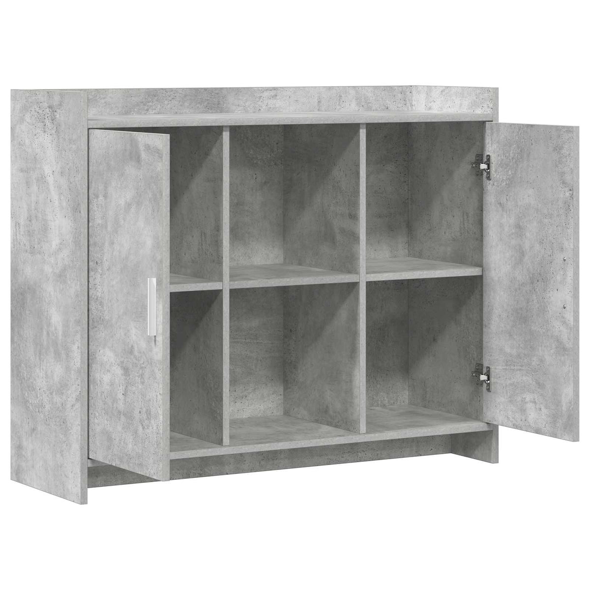 Sideboard Concrete Grey 98.5 x 33 x 80 cm Engineered Wood