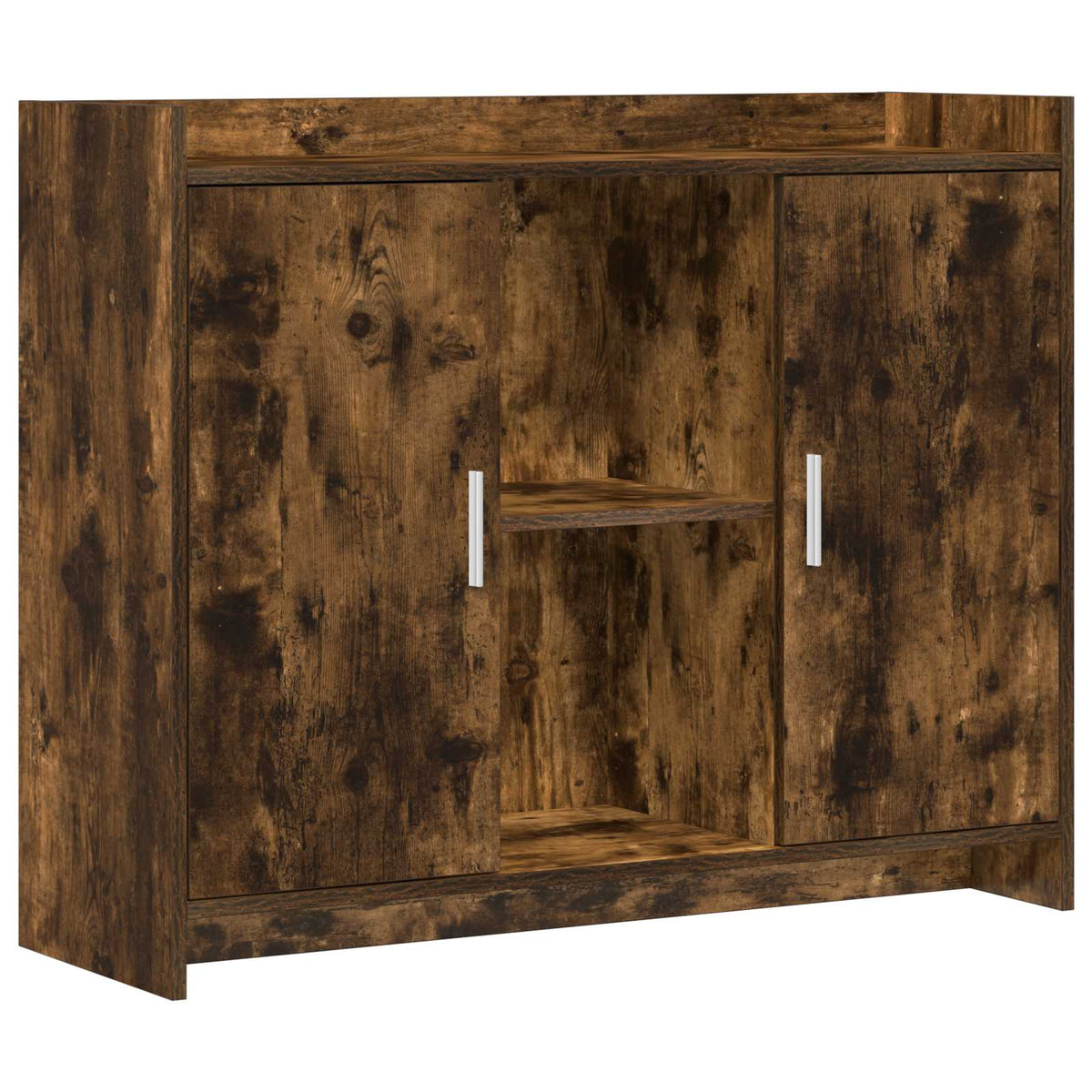 Sideboard Smoked Oak 98.5 x 33 x 80 cm Engineered Wood