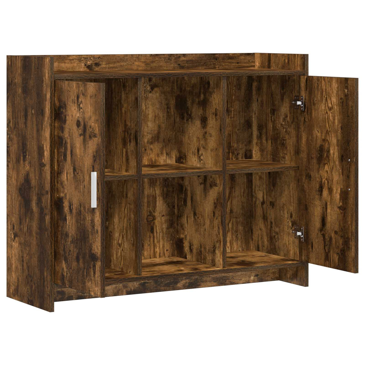 Sideboard Smoked Oak 98.5 x 33 x 80 cm Engineered Wood