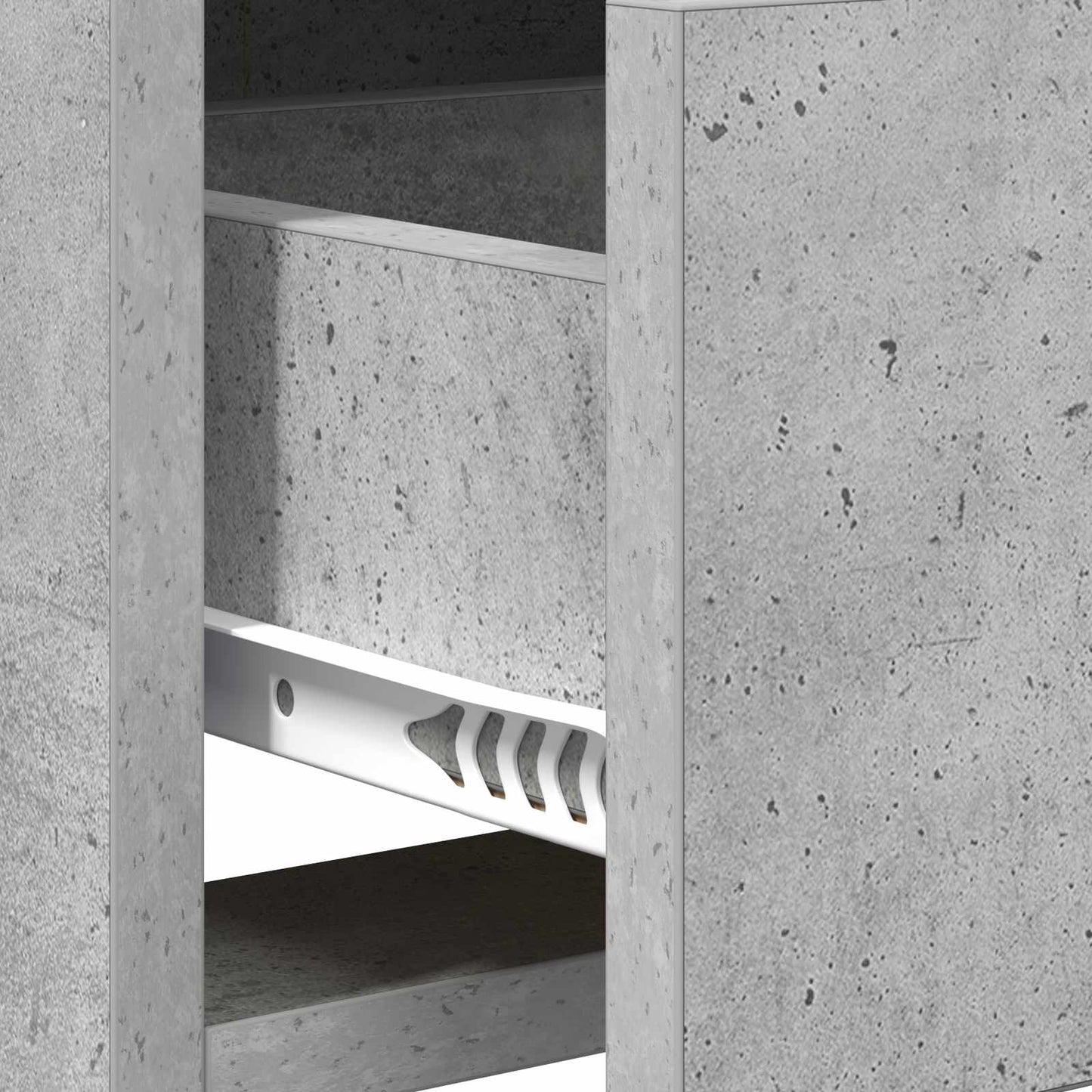 TV Cabinet 71.5 x 33 x 47 cm Concrete Grey Engineered Wood